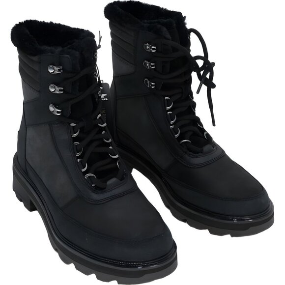 SOREL Lennox Lace Cozy Waterproof Ankle Boots Women's US 8.5 - Picture 4 of 6